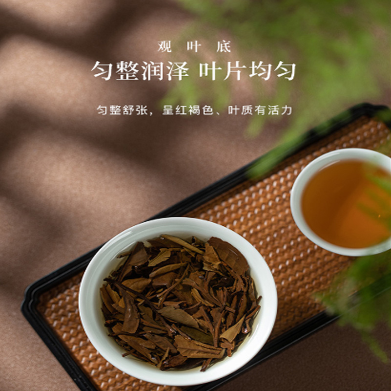 八马茶业(BAMA TEA)福系列·白牡丹6年单饼(原料年份2014)-357克/盒高清大图