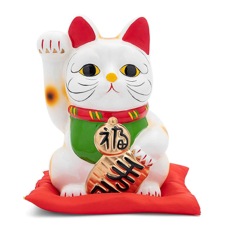 猫摆件开业礼品家居店铺存钱罐日本客厅小号电动摇手创意陶瓷 三维工匠猫高清大图