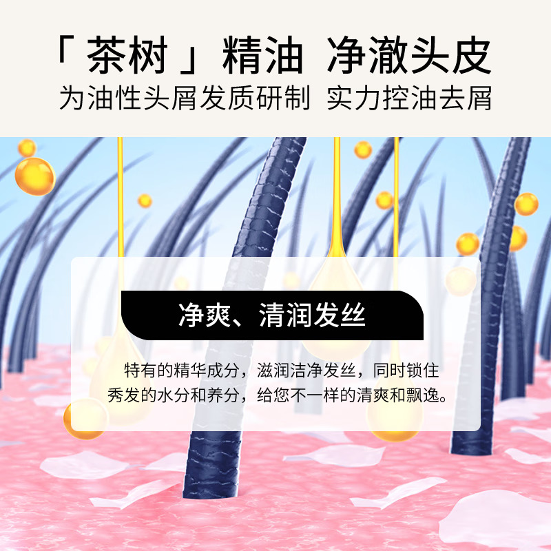 欧贝斯 绿茶净屑清润洗发乳750ml高清大图