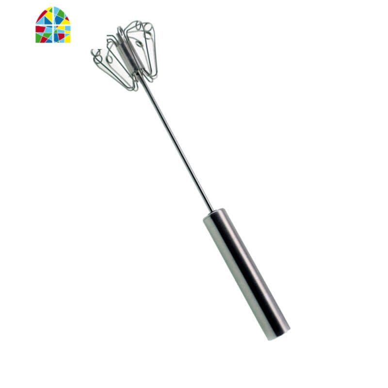 打蛋器不锈钢半自动手动按压式打蛋器奶油搅拌器创意耐用金属简约 FENGHOU图片