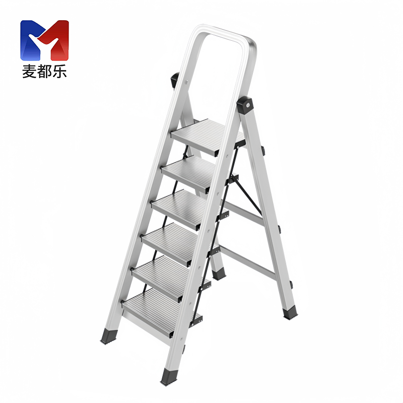 麦都乐 铝合金人字梯 六步 个高清大图