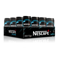 雀巢咖啡(Nescafe) 轻甜黑咖啡 即饮咖啡饮料210ml*16罐