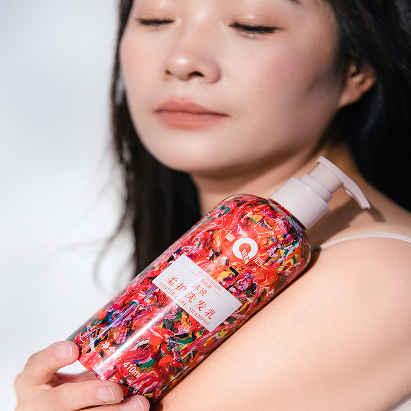 皇后(QUEEN) 沐说柔护 410ml 清洁、控油 洗发乳 (计价单位:瓶) 红色高清大图