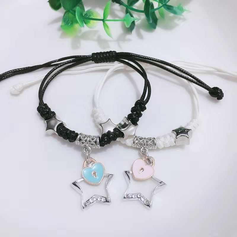 时尚手工编织男女情侣手链闺蜜学生手环红绳老鼠手链[一个]>800_800