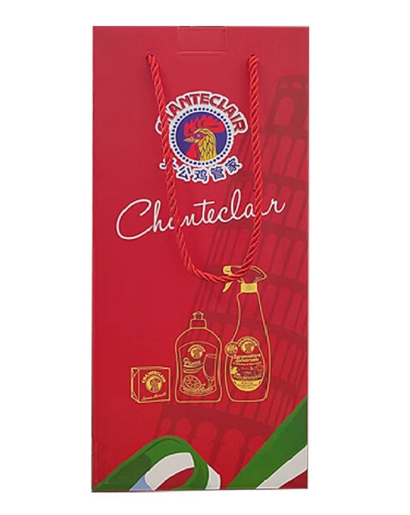 大公鸡管家 礼盒三件套装油污净600ml+洗洁精500ml+洗衣皂300g