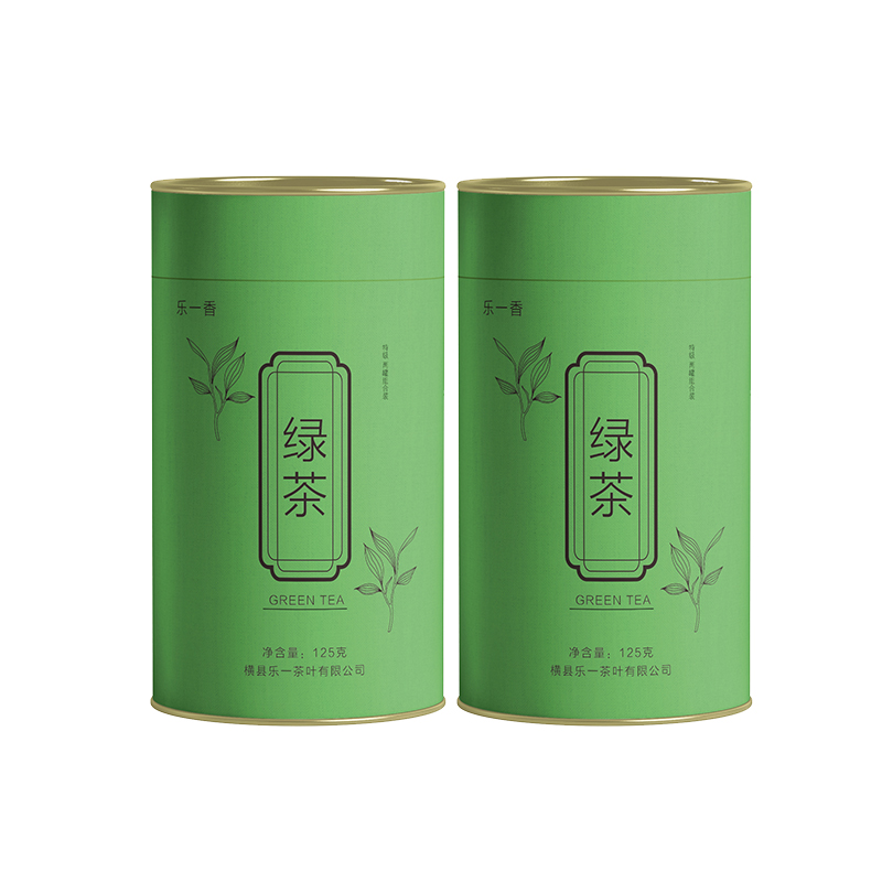 乐一香特级绿茶250g罐装两罐组合装高清大图