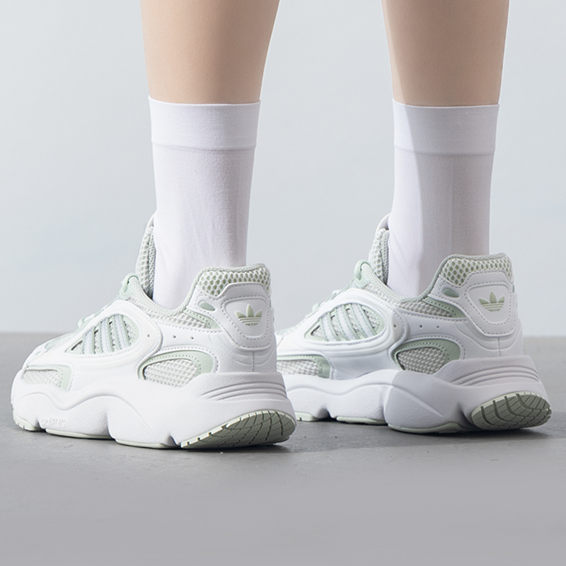 adidas阿迪达斯三叶草女子新款经典轻盈百搭运动老爹鞋休闲鞋IG2087 ZP