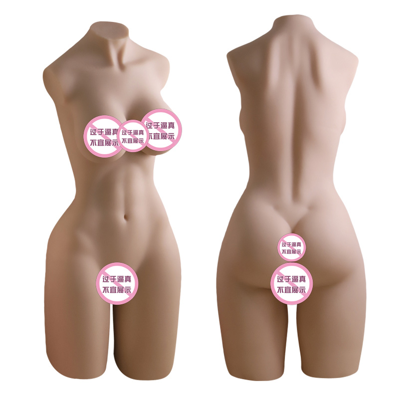 ToysHeart实体半身免充气娃娃男用自慰器阴臀倒模玩具1:1仿真人版腿模炮架双通道名器夹吸飞机杯成人情趣用品男性系列高清大图