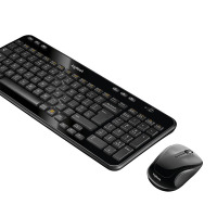 罗技（Logitech）MK365键盘鼠标无线套装USB键鼠套装(黑色)