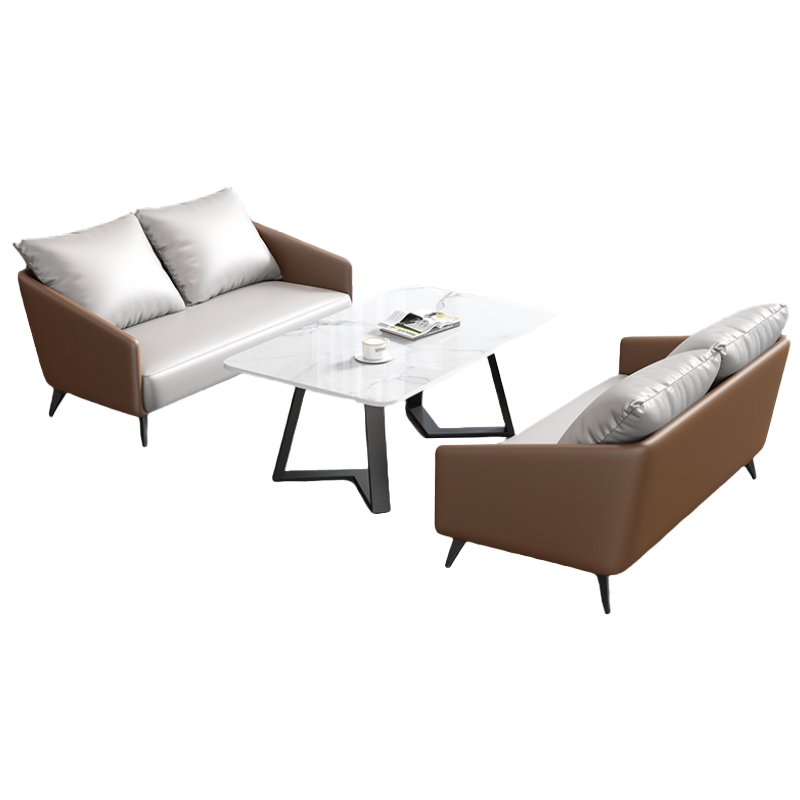 依韵珂接待沙发2+2+茶几1300*700*380mm套高清大图