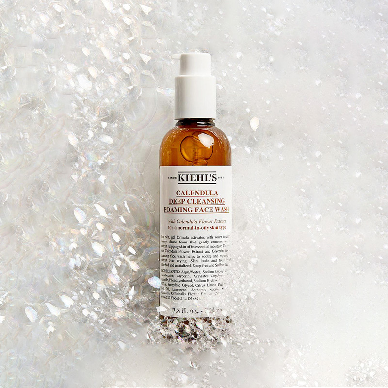 科颜氏(Kiehl’s) 金盏花清透洁面啫喱230ml 温和清洁 控油保湿高清大图