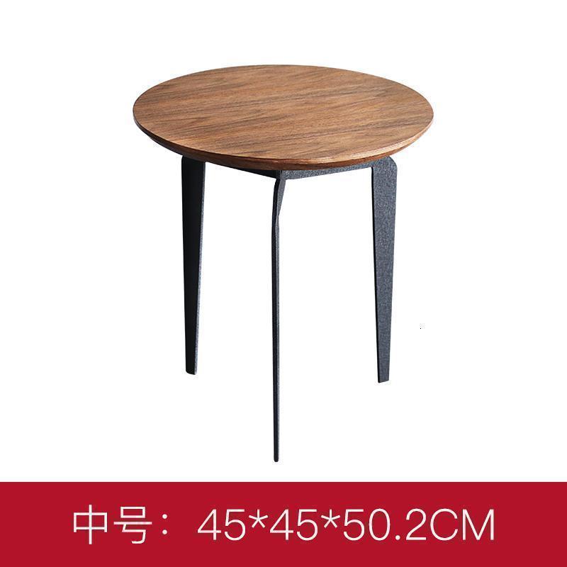 森美人北欧家具现代简约小户型客厅多功能创意迷你圆桌沙发边柜角几茶几 狄拉茶几（中号）