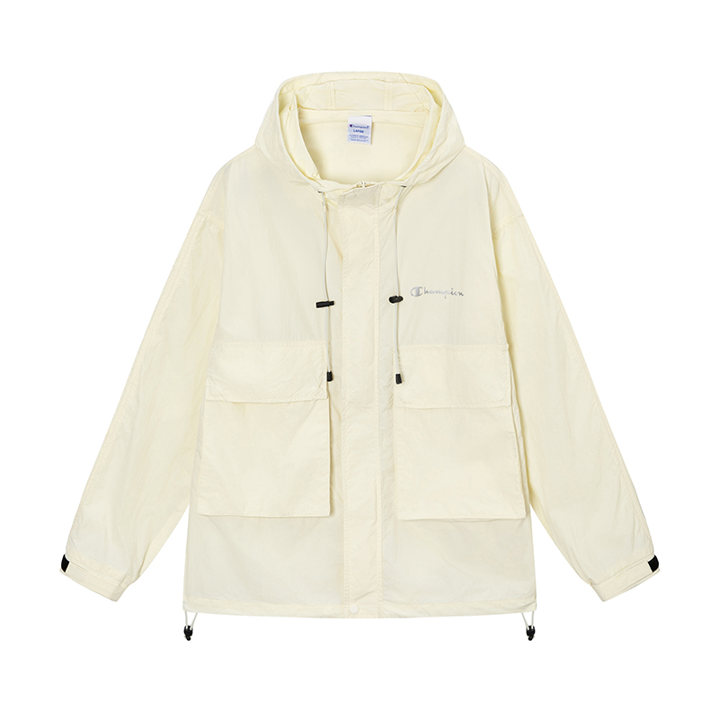 champion冠军连帽防晒衣服男女夏运动工装夹克外套棉超轻薄透气潮