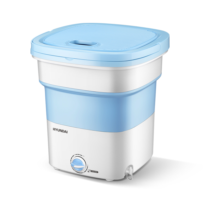 韩国折叠洗衣机清洗机便携式内衣裤袜子神器小型迷你自动抹茶绿蓝光