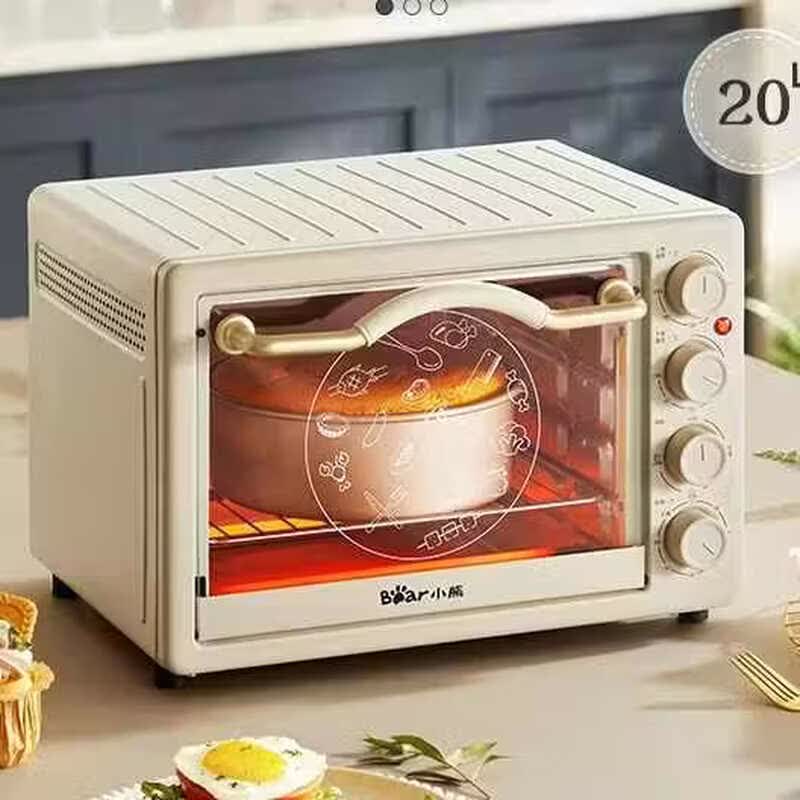 小熊电烤箱20L机械式下拉门多功能家用大容量电烤箱 DKX-C20M3-S01高清大图