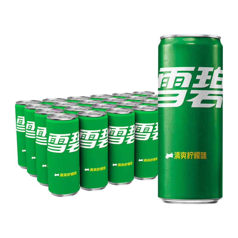 可口可乐(Coca-Cola)330ml*24听 细长罐整箱 雪碧330ml*24听高清大图