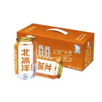 北冰洋听装礼盒橙汁汽水12听/箱