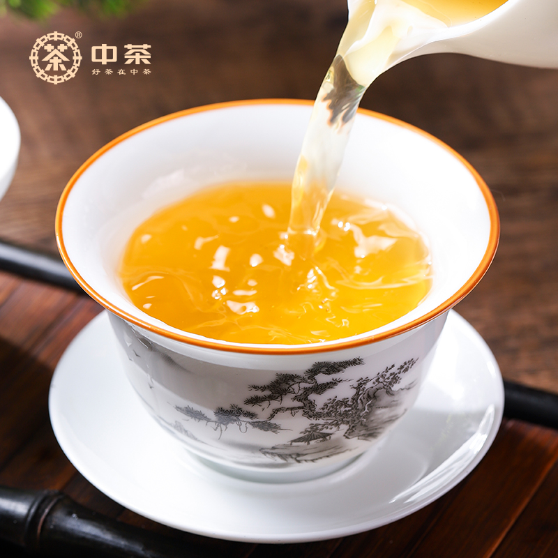 中茶普洱茶龙沱生普紧压茶500g沱茶 腾龙献瑞云南普洱茶叶中华老字号高清大图