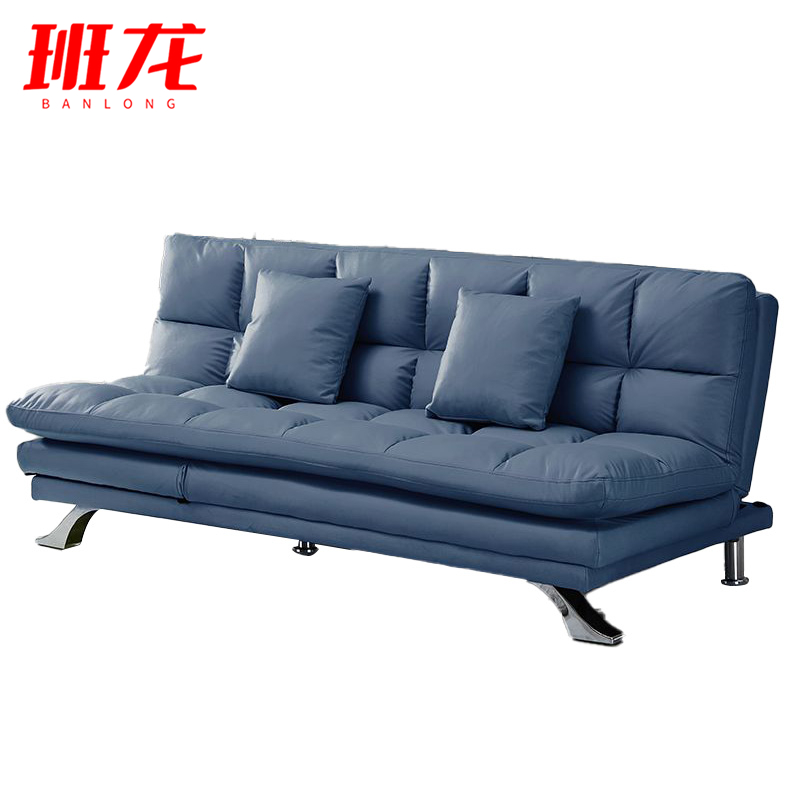 班龙折叠沙发192*85*79cm蓝色张高清大图