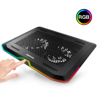 九州风神(DEEPCOOL) N80笔记本散热器 笔记本电脑支架 散热垫(RGB/适用于游戏本/超薄本)大风量