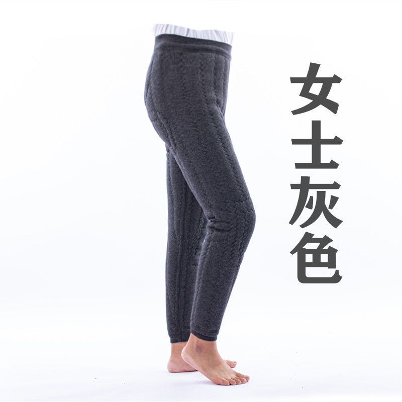 内蒙古高腰三层加厚驼绒棉裤的男女款中老年人户外加绒羊绒