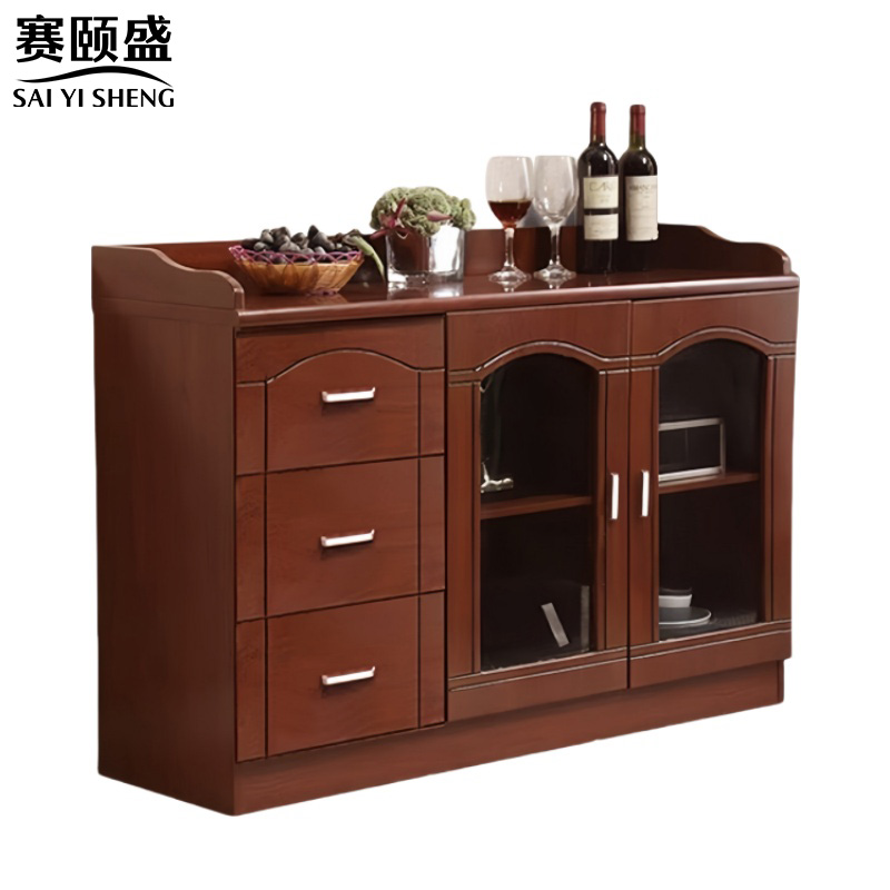 赛颐盛实木矮柜茶水柜1200*400*850mm台高清大图