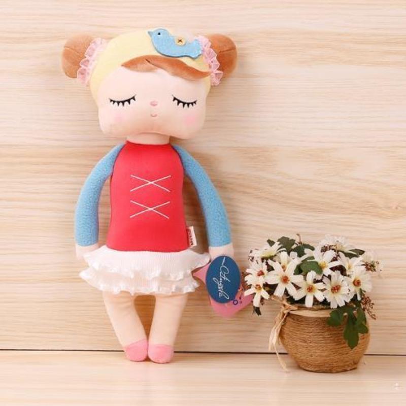 芭蕾兔34cm(带彩盒) 正版品质保证 metoo咪兔安吉拉毛绒公仔宝宝安抚布娃娃可爱小兔子玩偶儿童礼物