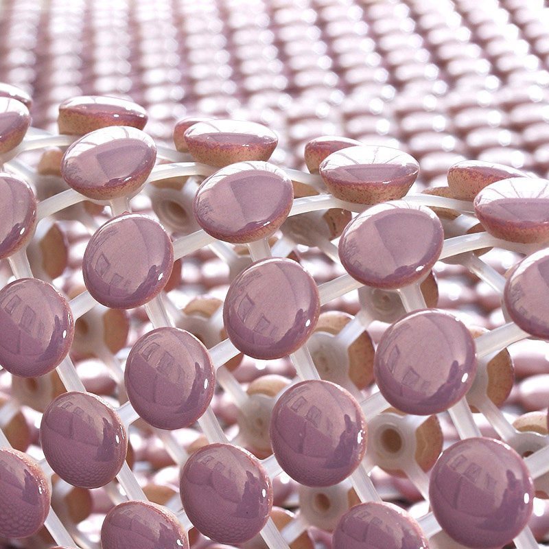 夏季陶瓷凉垫 客厅沙发凉席垫夏天款防滑欧式全包萬能套罩坐垫子 单陶瓷-晶彩金沙红 70*180