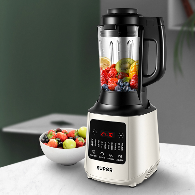 苏泊尔破壁机家用全自动加热多功能破壁料理机豆浆机婴儿辅食机白色