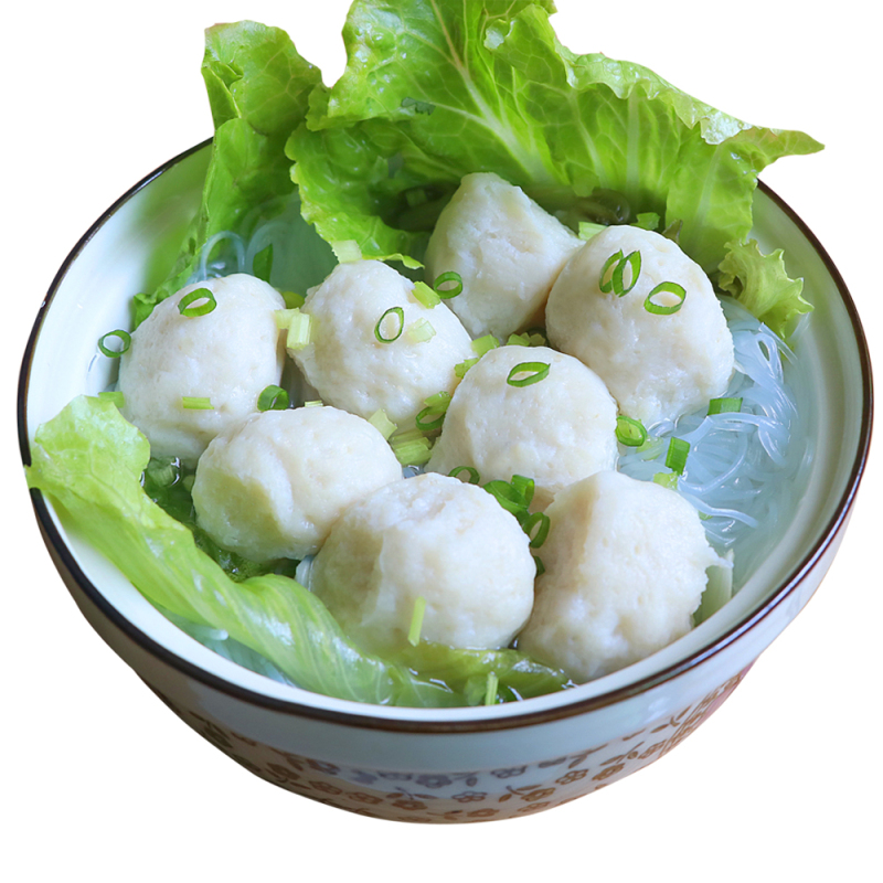 [拍2件 满150减60]千渔旺手打马鲛鱼丸1000g 手工制作新鲜鱼丸速冻火锅丸子海鲜鱼肉类丸烧烤火锅食材海鲜鱼丸