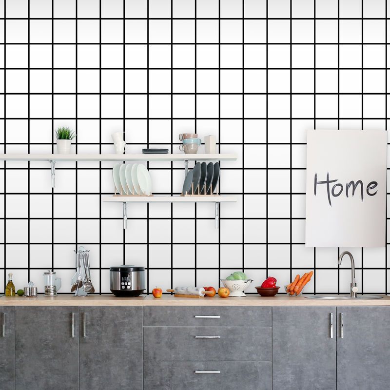 厨房防油贴纸耐高温防水防潮自粘油烟机壁纸柜灶台用墙贴瓷砖墙纸|方