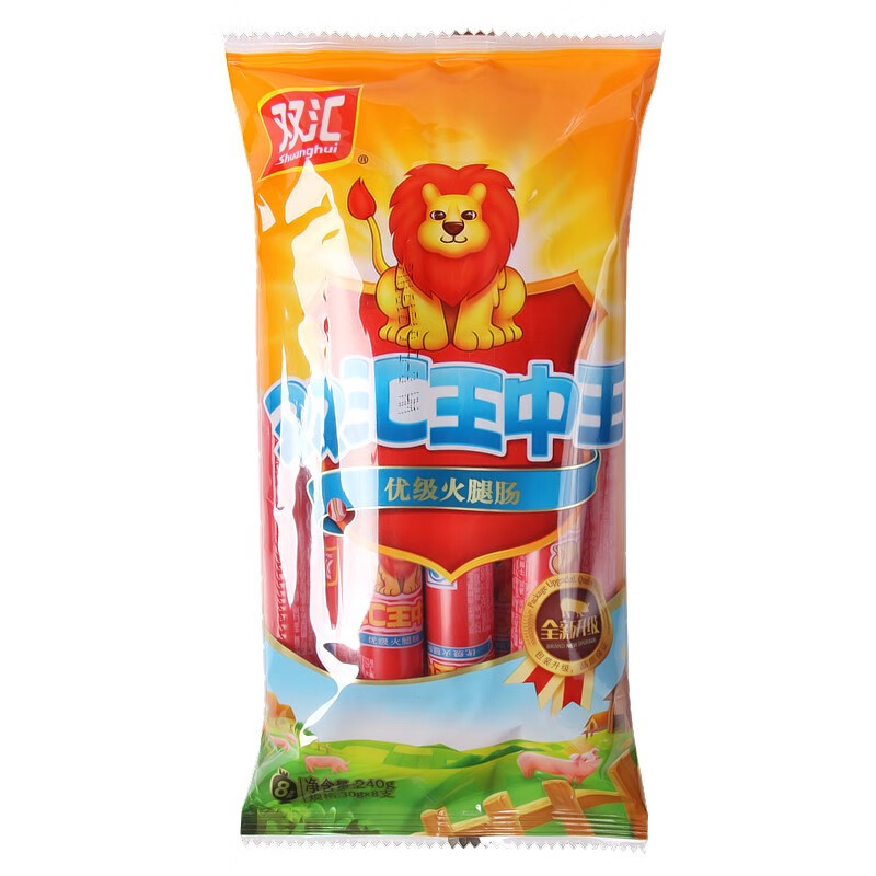 双汇双汇王中王30g830810面方便面搭档即食香肠休闲零食品小吃