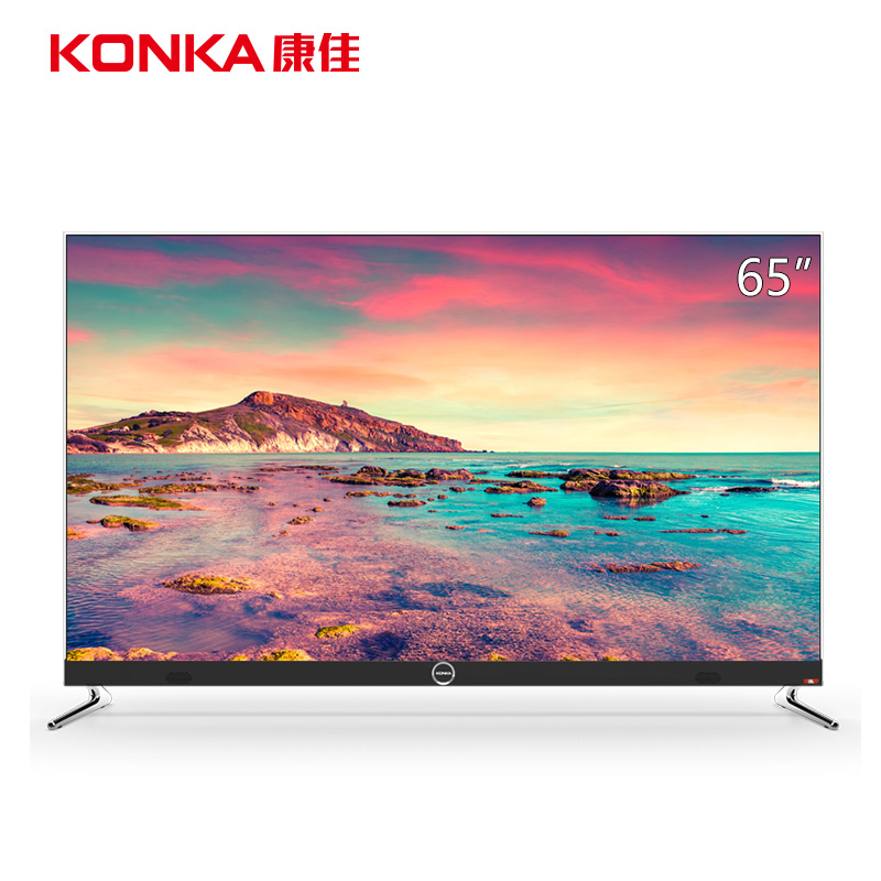 康佳(KONKA)LED65X8S 65英寸 超薄智慧全面屏 HDR 4K超高清 网络智能液晶平板电视机