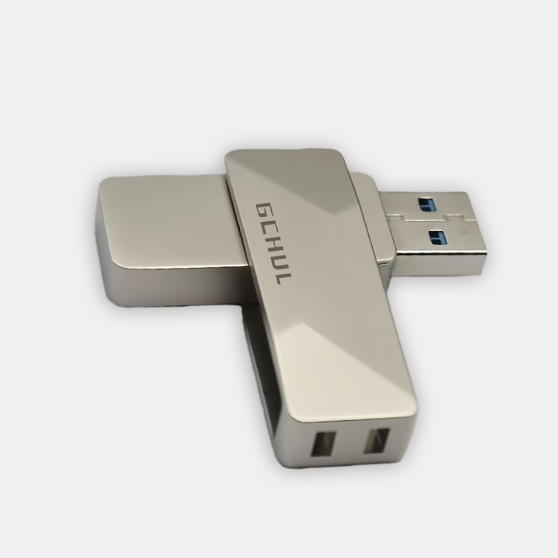 杰储(GCHUL) U100 白昼系列 128G USB3.2 超高速固态闪存U盘/优盘 (单位:个) 黑色高清大图