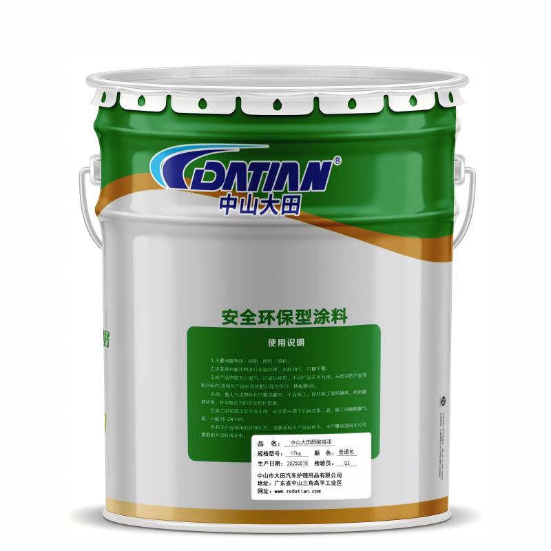 中山大田醇酸磁漆 17kg/桶高清大图