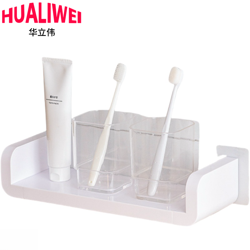 华立伟浴室置物架白色个高清大图