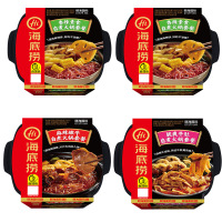海底捞香辣素食自煮火锅400g*2+麻辣嫩牛自煮火锅415g+脆爽牛肚自煮火锅415g 两荤两素