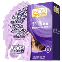 第六感旗舰店 超薄情趣66只避孕套送润滑剂试用装 冰火一体两重天安全套男女用颗粒情趣安全套成人用品夫妻套套