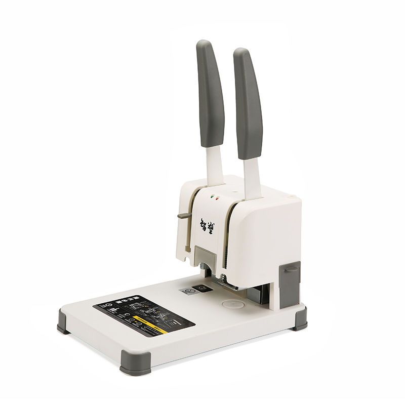装订机财务会计记账凭证热熔装订机手动小型简易打孔机自动热标配300