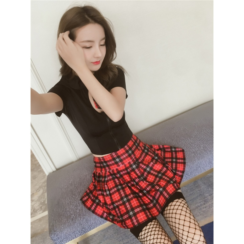 情趣内衣清纯学生制服角惑sm骚紧身衣服性感公主短裙情趣套装
