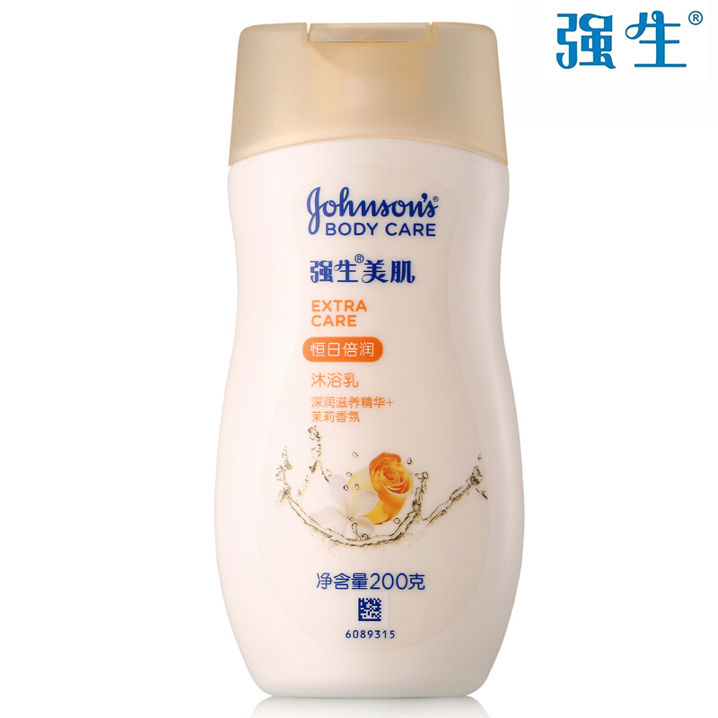 强生(Johnson)0046美肌恒日倍润沐浴乳200g 1瓶装