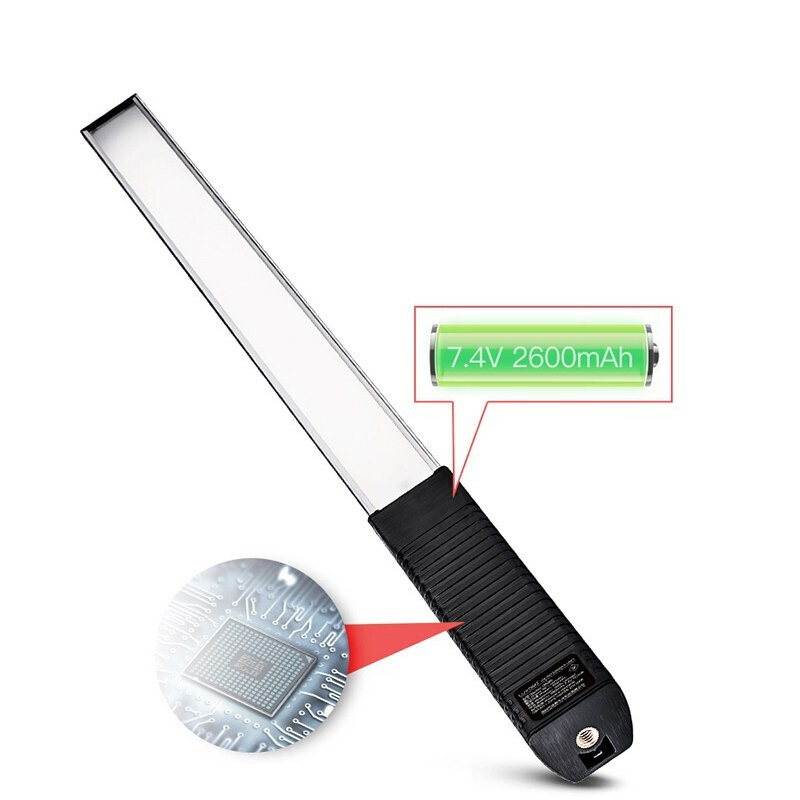 锐 富 图 LED 补 光 灯 升 级 款 七 色 RGB 棒灯( 附灯架 )