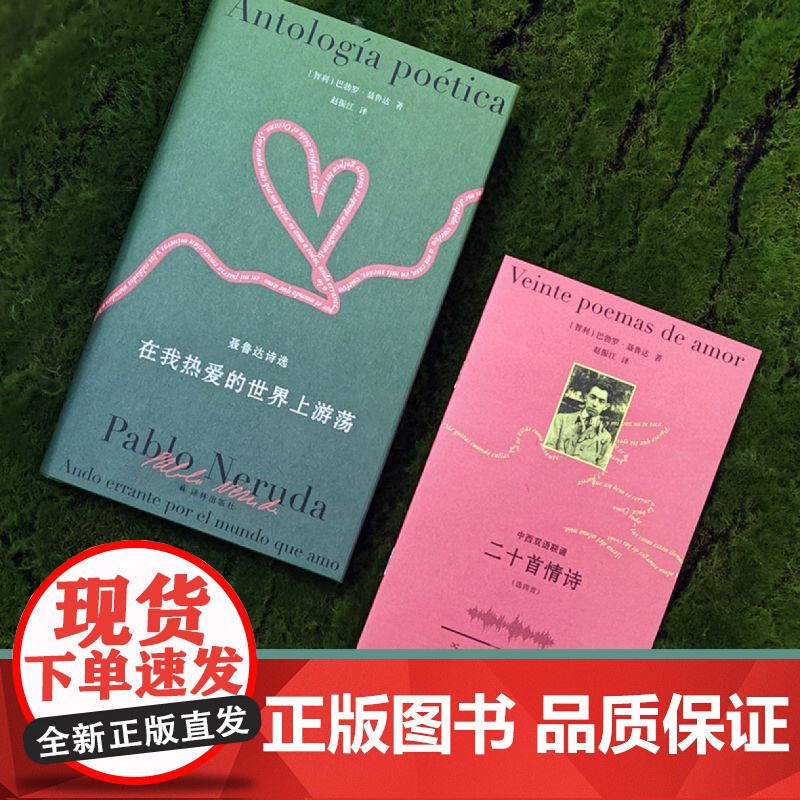 聂鲁达诗文集:在我热爱的世界上游荡 影响艾青莫言的诗作真正的西班牙语直译 作者一生的诗歌精粹 收录十四个集子 正版高清大图