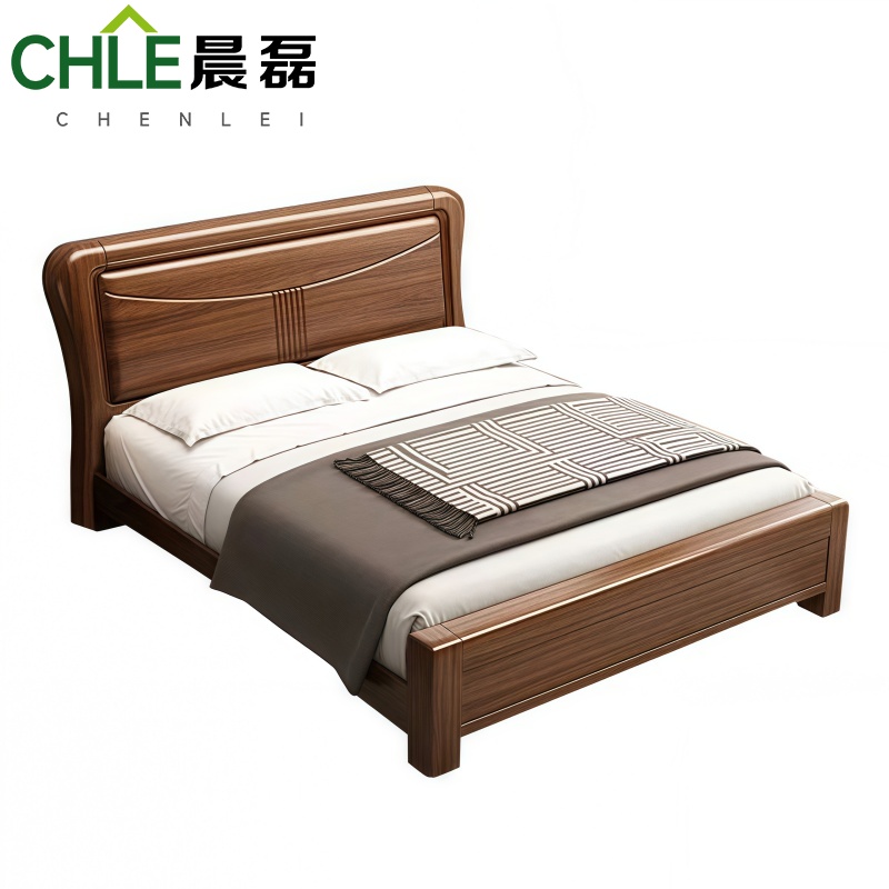 晨磊 实木单人床 210*180*113cm 张高清大图