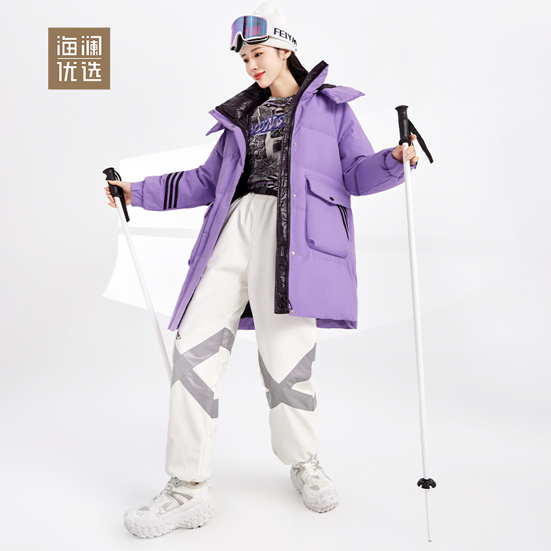 中长款羽绒服女士时尚休闲加厚保暖外套