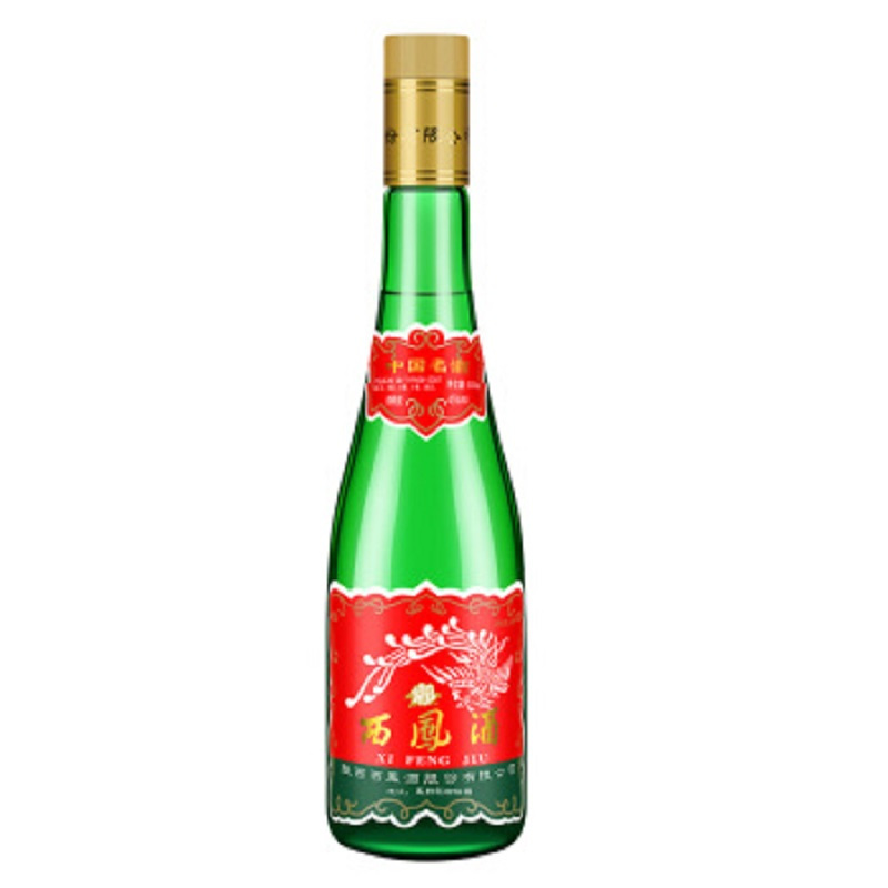 西凤酒45度高脖绿瓶西凤酒 白酒 500ml*12盒