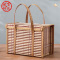 30*15*20 竹篮子手提篮 粽子 水果 土特产 香肠 腊肉包装盒 礼盒 竹编 竹篮