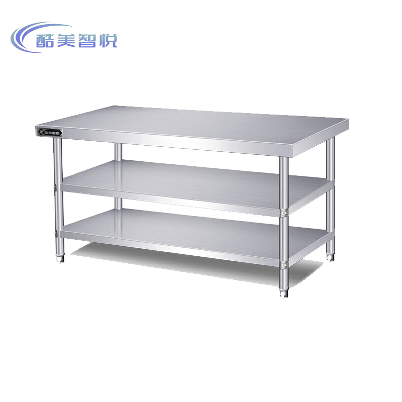 酷美智悦 三层不锈钢工作台180*80*80cm KM-JZ504 台高清大图