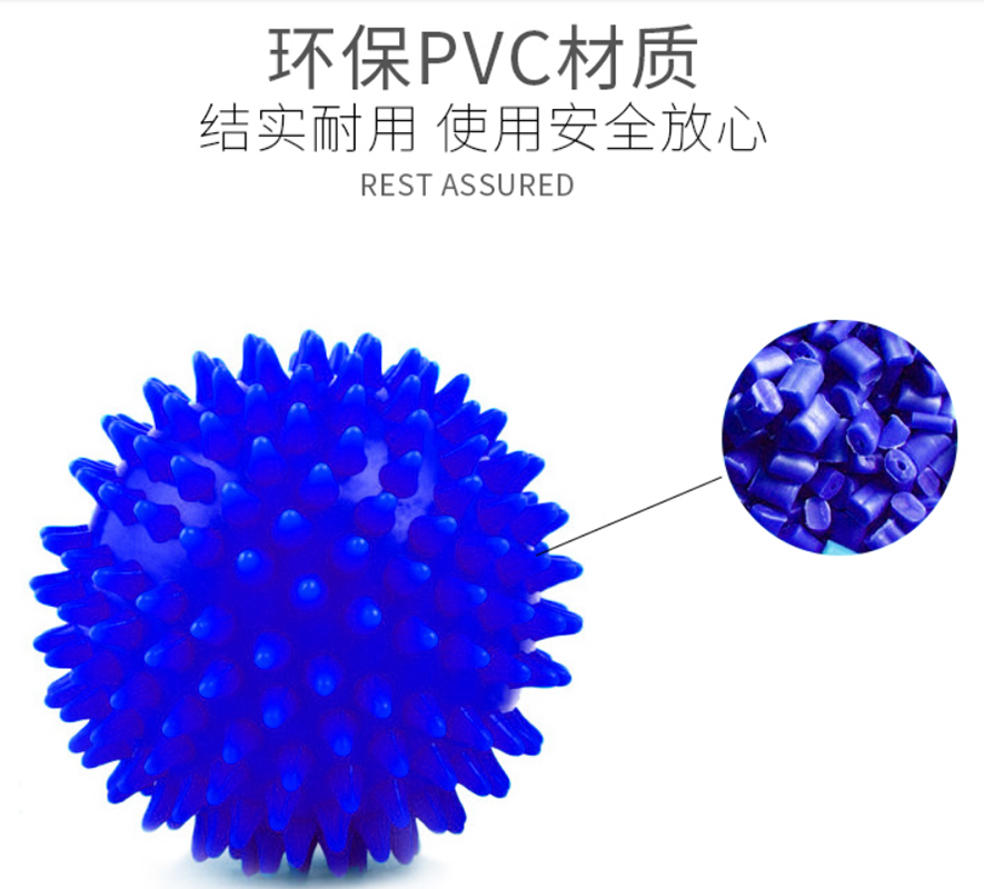 扬子(YANGZI)带刺球放松肌肉按摩放松筋膜棒运动滚轮瑜伽棒刺猬球肌肉按摩棒高清大图