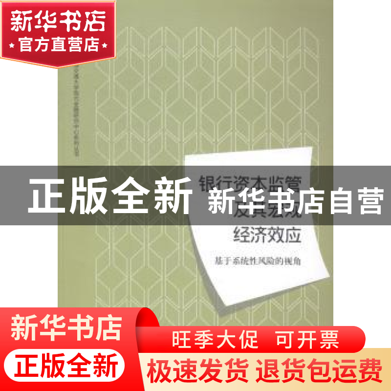 正版 银行资本监管及其宏观经济效应:基于系统性风险的视角 高国高清大图